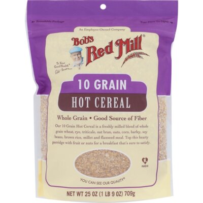 Горячие хлопья Bobs Red Mill из 10 зерен весом 25 унций