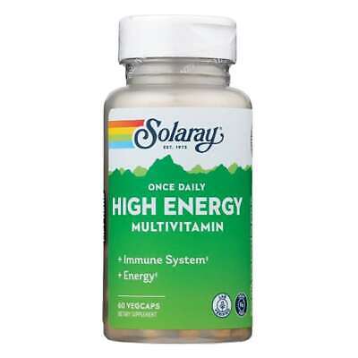 Solaray высокоэнергетические мультивитамины для приема один раз в день, 60 растительных капсул