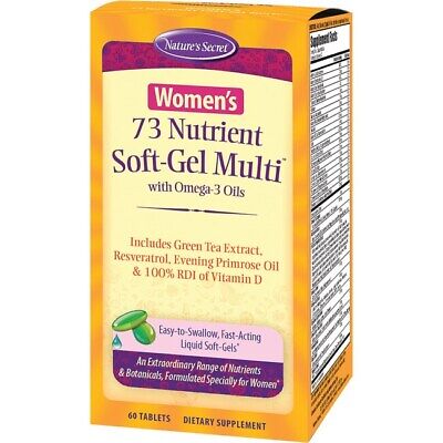 Natures Secret Womens 73 Питательный мягкий гель Multi 60 г