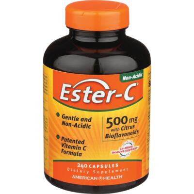 American Health Ester-C с цитрусовыми биофлавоноидами 500 мг 240 капсул