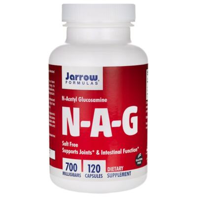 Jarrow Formulas, Inc. Веганский NAG N-ацетил глюкозамин 700 мг 120 растительных капсул