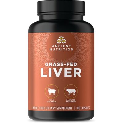 Печень на травяном корме Ancient Nutrition, 180 капсул