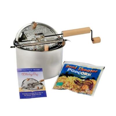 Wabash Valley Farms 24003DS Stainless Steel Whirley-Pop Real