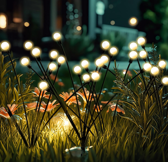 4 Pack Swaying Outdoor Garden Pathway Landscape Decor