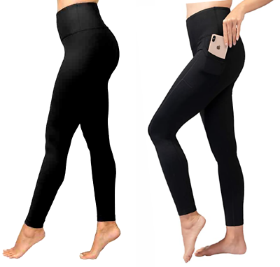 Wholesale Womens High Waist Fleece Lined Leggings With Side