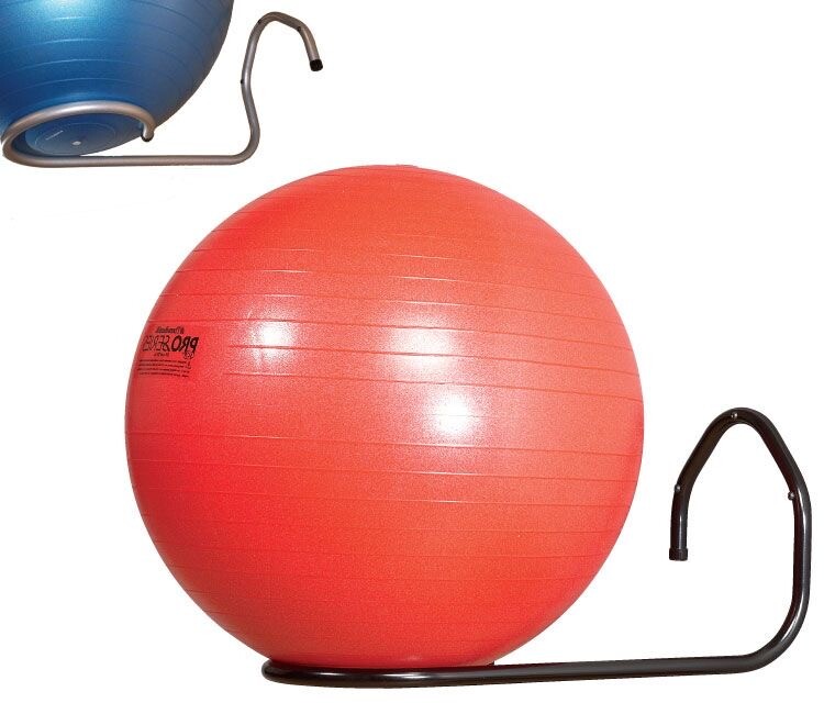 Exercise Ball Mounted On Wall