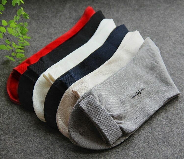 UK 1 Pair Men Pure Silk Ankel Socks Formal Dress Breathable Soft ankel socks