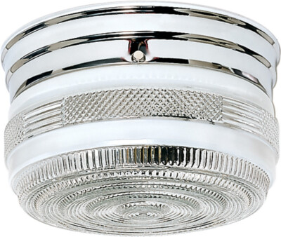 Nuvo Lighting 60/6027 2 Light 8''W Flush Mount Bowl Ceiling - Chrome