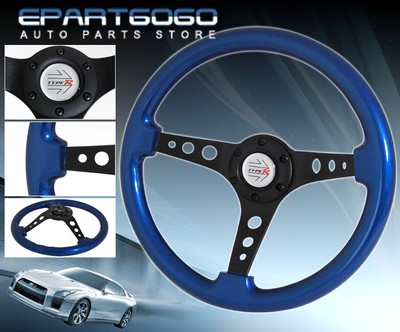 Tracking Drifting Tuning Sport Steering Wheel Jdm Vip Button Horn