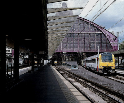 Three larger color slides SNCB/NMBS and DB in Belgium