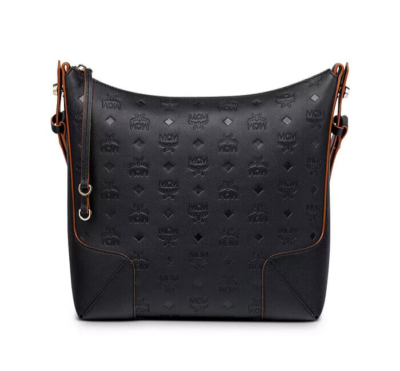 Mcm black hobo shop bag