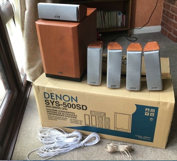 Denon 5.1 surround sound speakers system SYS500SD in Brechin, Angus