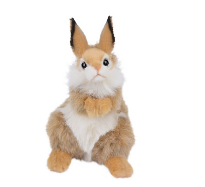 Hansa Toy Stuffed Animal Realistic Rabbit Brown 7449 24cm Plush Kid Baby Toy Pet
