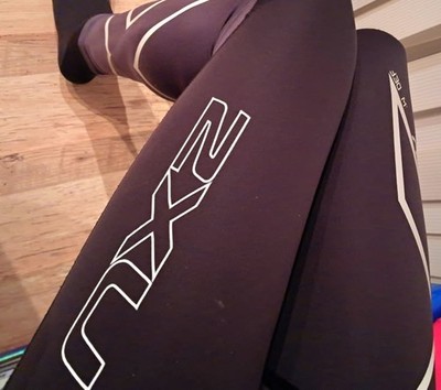 Womans 2xu Wind Defence Performance Running Tights
