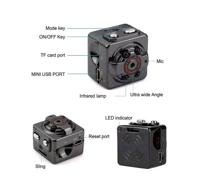 Mini Spy Camera Hidden Cam Survilliance Security Nightvision Montion Detection - Image 46