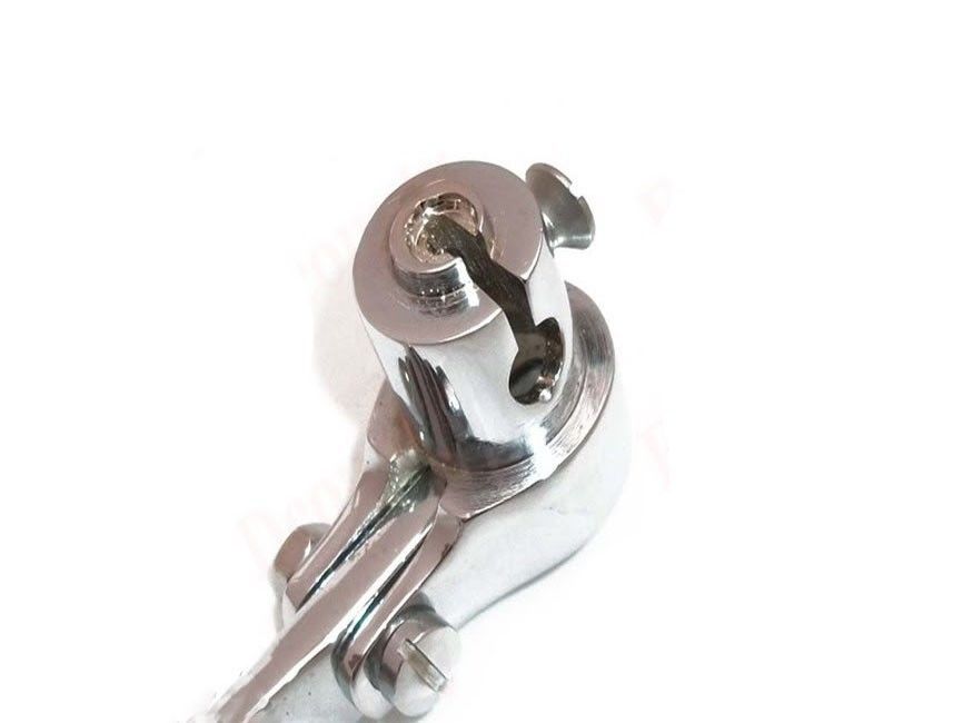 Inverted Chrome Plated Brake Clutch Lever Set 1 Inch Fits BSA Triumph  