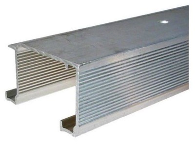 Johnson Hardware JH2200-72 2200 Series 72'' Aluminum Track for - Silver