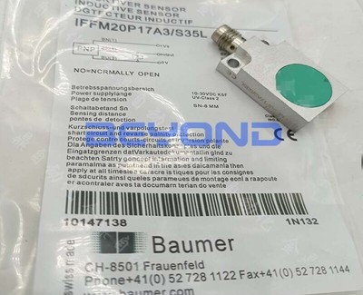 1PC New For Baumer Inductive Proximity Switch Sensors IFFM 20P17A3/S35L