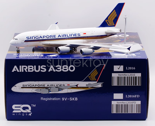 1/200 シンガポール航空 エアバスA380  9V-SKV SQ Wings 1:200 Scale Singapore Airlines AIRBUS A380 Diecast