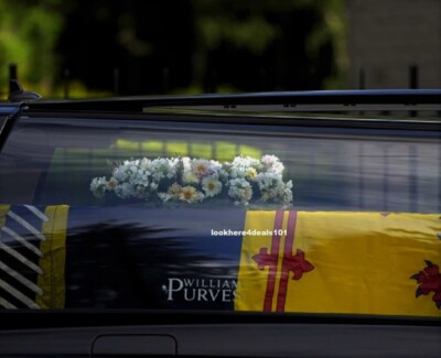 Queen Elizabeth Photo 5x7 Final Journey London England Great Britain 