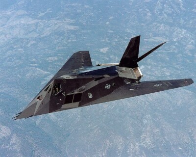 Avion Lockheed F-117 Nighthawk Stealth Bomber Air Force Navy Top gun Fighter US
