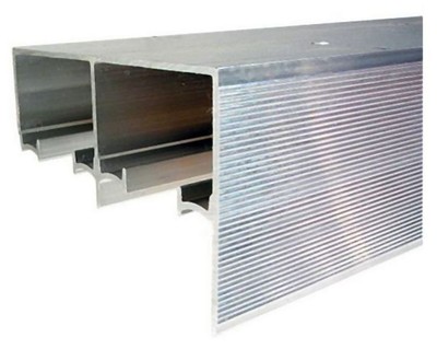 Johnson Hardware JH138F72 138F Series 72'' Aluminum Track for - Mill Aluminum