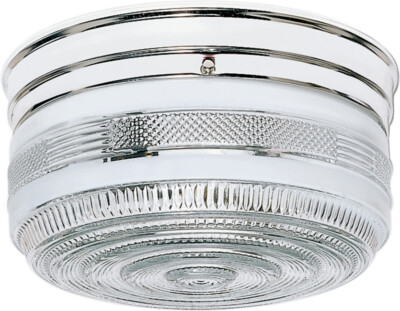 Nuvo Lighting 77/102 Chrome 2-Light 10''W Flush Mount Ceiling Fixture