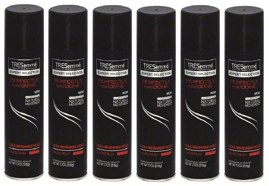 6 Pack- TRESemmé PERFECTLY (un)DONE Hair Spray - 7.7 OZ