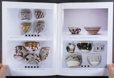 Antique English Longton Hall Porcelain -the Factory Kiln Site Excavation