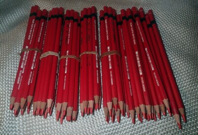 Vintage Schwan STABILO 8040 Red Pencils - 70 Total - New Germany