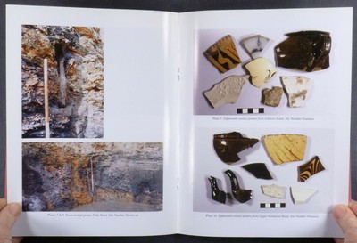 Antique English Longton Hall Porcelain -the Factory Kiln Site Excavation