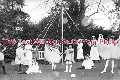 HA 2395 - May Day Pole & Dancers, Botley, Hampshire