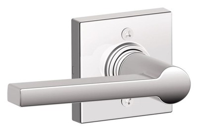 Schlage J170-SOL-COL Solstice Non-Turning One-Sided Dummy Door - Chrome