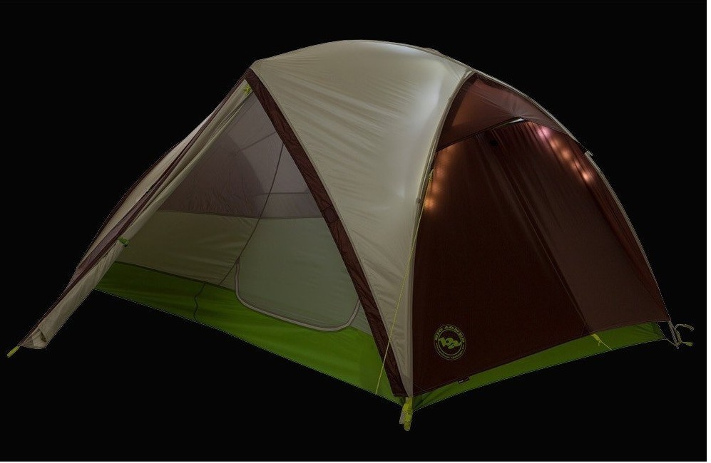 Person mtnGLO Tent Package Deal Big Agnes Rattlesnake SL Tent with