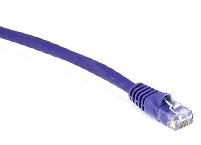 5 PACK LOT 0.5FT CAT6 Ethernet Patch Cable Purple RJ45 550Mhz UTP 0.15M