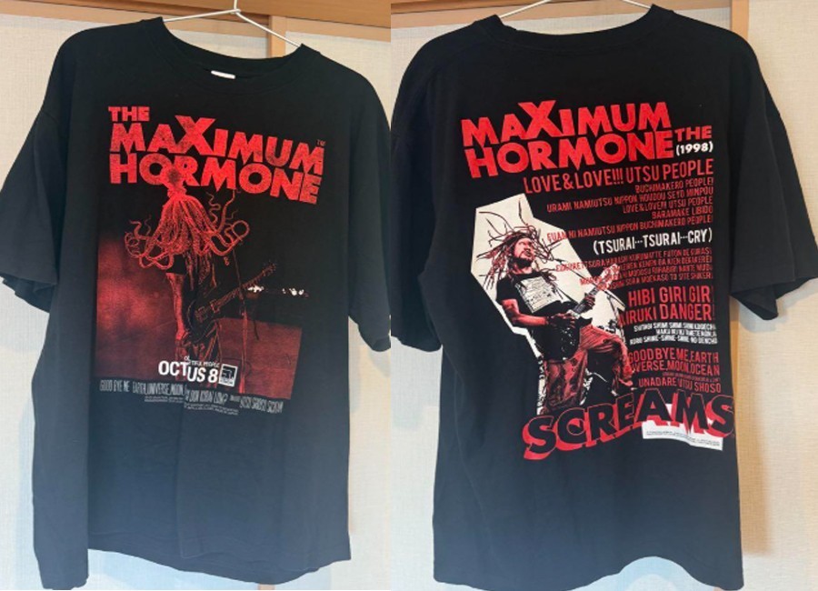 MAXIMUM THE HORMONE Japanese Metal Band short sleeve 2 side shirt VK02157