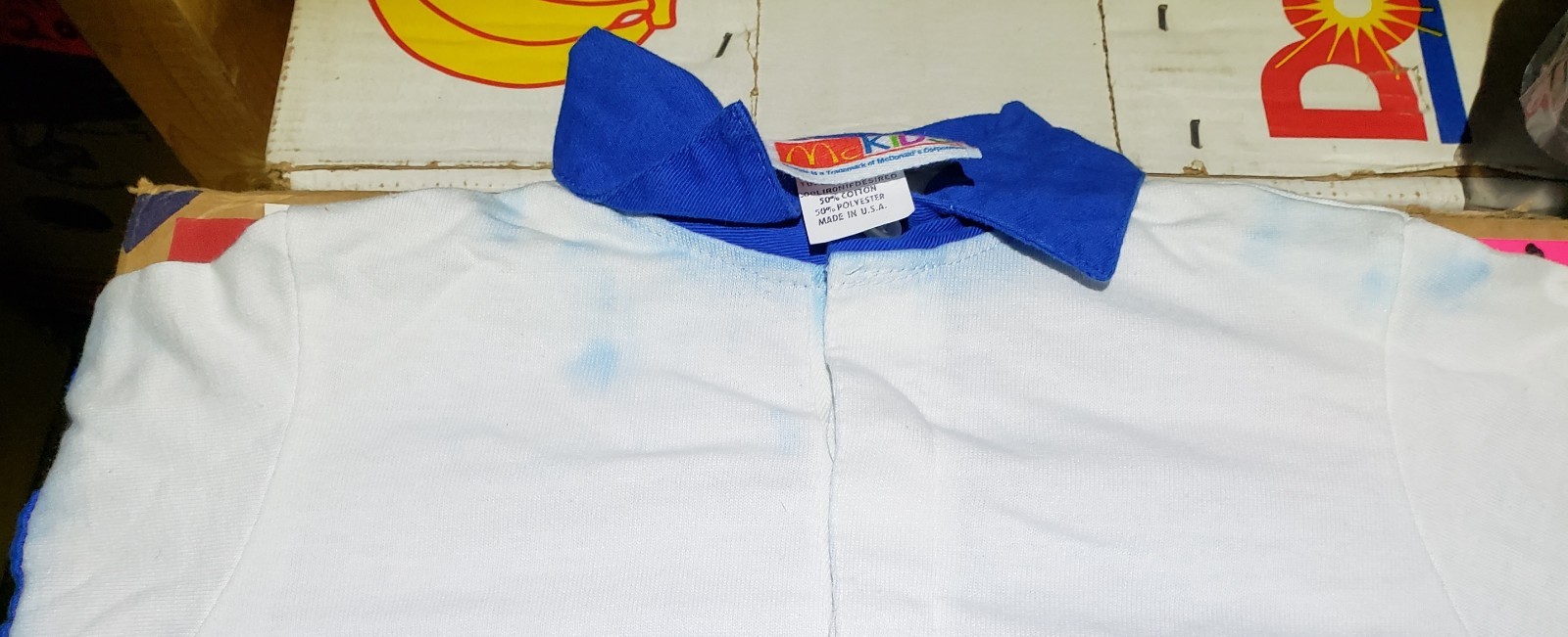 Lot of 20 Sears McKids Long Sleeve Polo Shirts Vintage New Factory irregulars