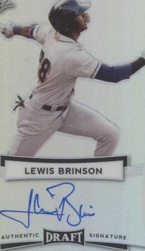2017 Leaf Metal Draft - Lewis Brinson #BA-LB1