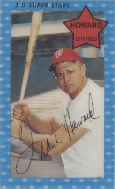 Kellogg's 1971 3-D Super Stars - Frank Howard #14