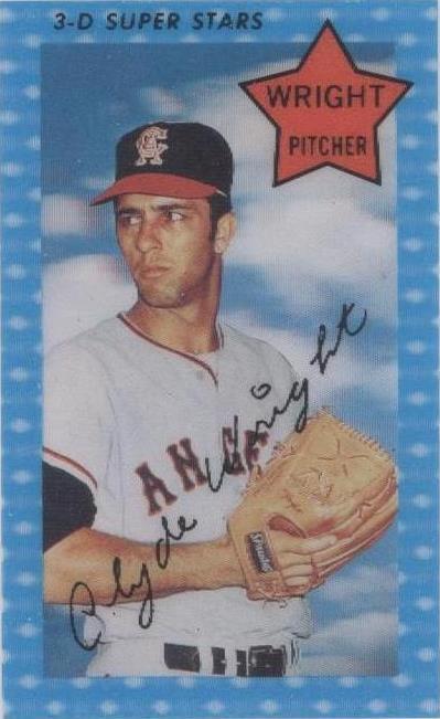 1971 Kellogg's 3-D Super Stars - Clyde Wright #28