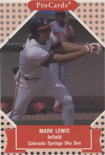 1991 ProCards Tomorrow's Heroes - Mark Lewis #49