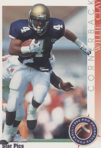 1992 Star Pics Willie Clay #66