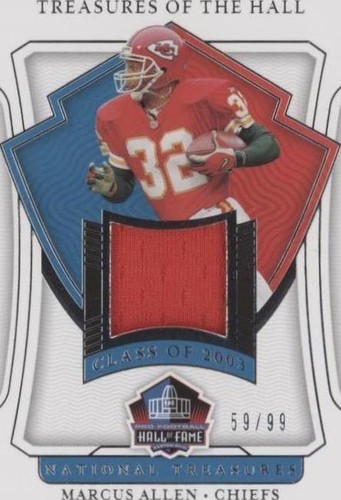 2021 Panini National Treasures Marcus Allen #HALL-MA