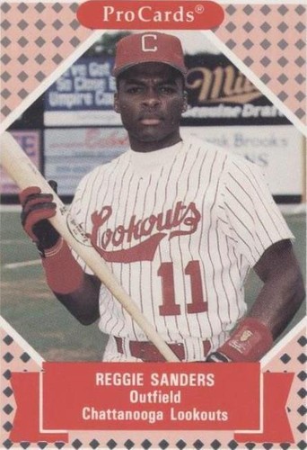 1991 ProCards Tomorrow's Heroes - Reggie Sanders #214