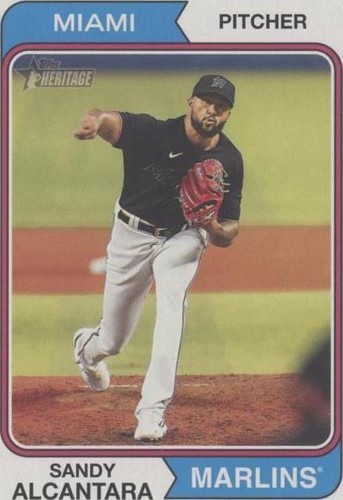 2023 Topps Heritage - Sandy Alcantara #358