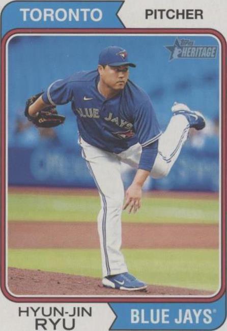 2023 Topps Heritage - Hyun-jin Ryu #105