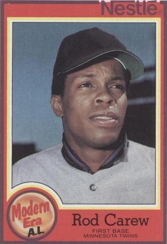 1987 Topps Nestlé All-Time Dream Team - Rod Carew #12