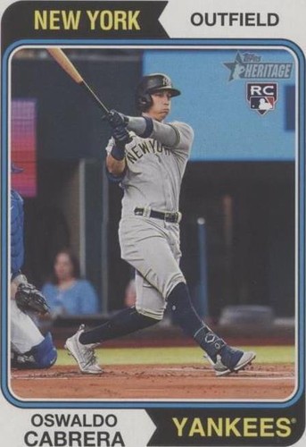 2023 Topps Heritage - Oswaldo Cabrera #135
