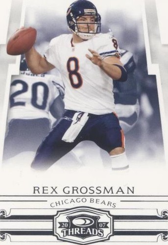 2007 Donruss Threads Rex Grossman #70