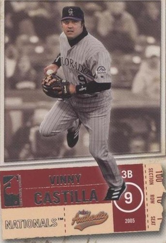 2005 Fleer Authentix - Vinny Castilla #3